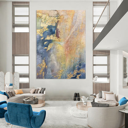 Large-Scale Textured Abstract Wall Art for Bedroom & Kids' Room LargeART2113