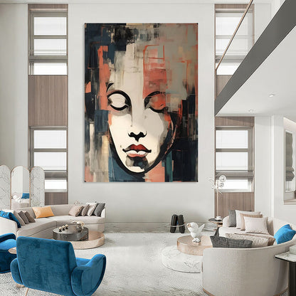 Handmade Textured Abstract Art for Hallway & Entryway LargeART2158