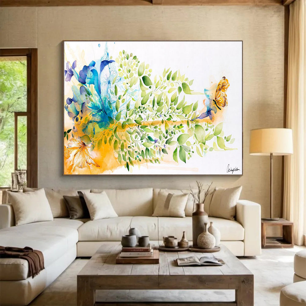 Giant Textured Abstract Wall Mural for Entryway & Bedroom DKH537