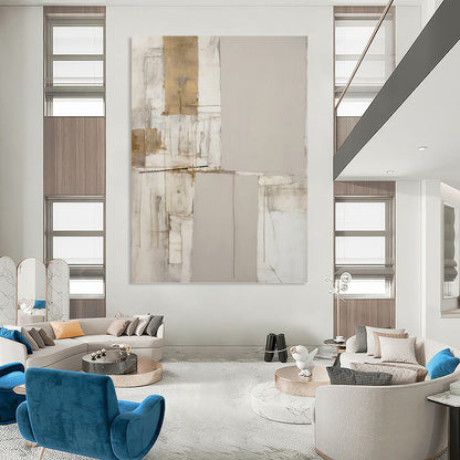 Enticing Hand - Painted Textured Abstract for Hallway & Bedroom DKH1318
