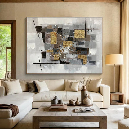 “Graceful Mysteries” Colossal Abstract Wall Art for Bedroom & Hallway DKH353