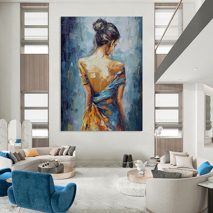 Hand-Painted Large-Scale Textured Abstract Wall Art for Dining Room & Banquet Hall LargeART2137