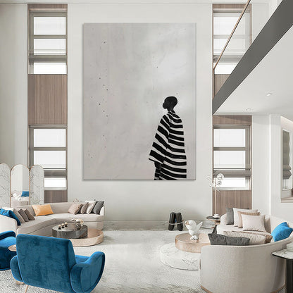Mysterious & Enigmatic Abstract Canvas Art for Bedroom & Hotel LargeART2040