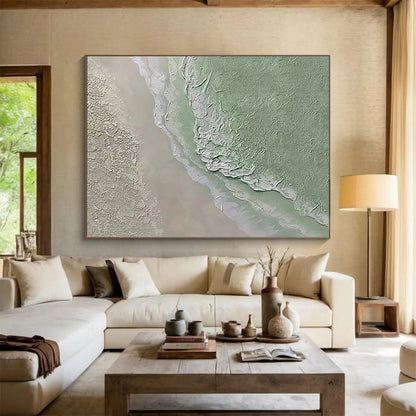 Textured Landscape Abstract - Natural Living Room or Office Art DLZ248