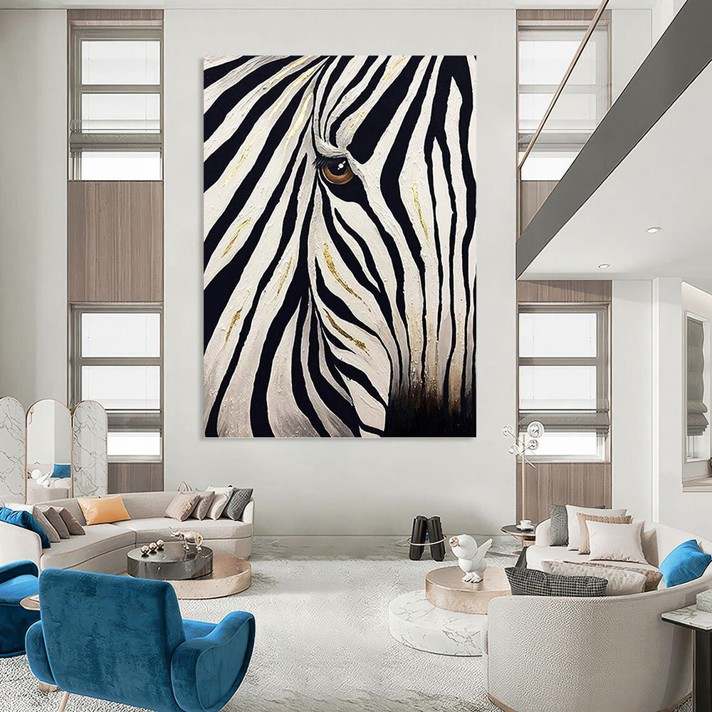 Large - Format Hand - Painted Custom Abstract Work (with Abundant Textures), for Decorating Office and Bedroom DKH1446