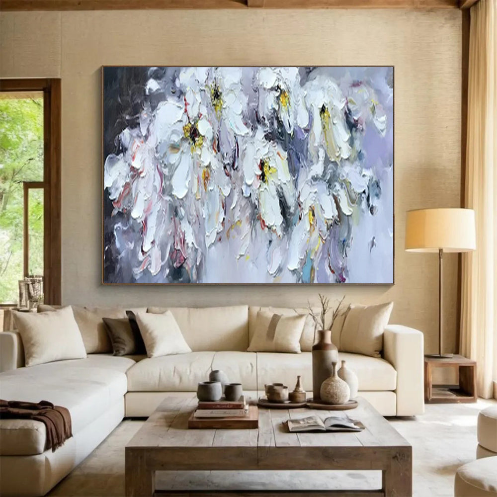 Graceful Massive Abstract Canvas Art for Dining Room & Bar LargeART1763