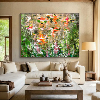 Elegant Large Abstract Wall Art with Graceful Textured Curves for Office & Living Room DKH922
