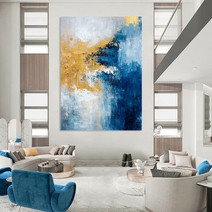 Colossal - Scale Hand - Painted Custom Abstract Work for Bar and Entryway DTP062