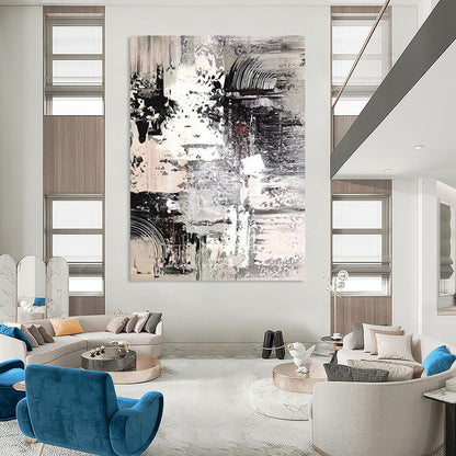 Big-Size Custom Textured Abstract Paintings for Office & Hallway DTP392