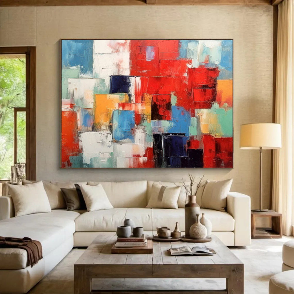 “Dynamic Expressions” Vast Abstract Wall Art for Bar & Living Room DKH277