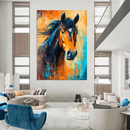 Grandiose Hand-Painted Abstract Art for Bedroom & Study LargeART2210