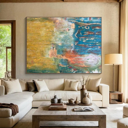 Colossal Hand - Crafted Textured Abstract Artwork for Interior Transformation DKH721