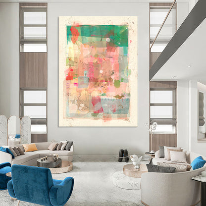 Custom Hand-Painted Abstract Art for Dining Room & Bar LargeART1867