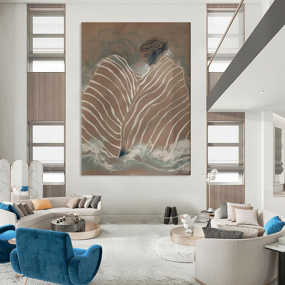 Luminous & Glowing Abstract Canvas Art for Living Room & Entryway LargeART2029