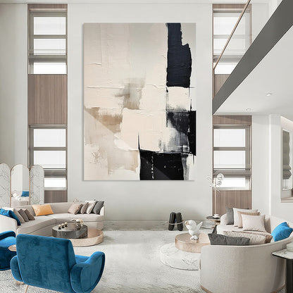 Expansive Hand - Painted Custom Abstract Masterpiece for Living Room and Office DTP056