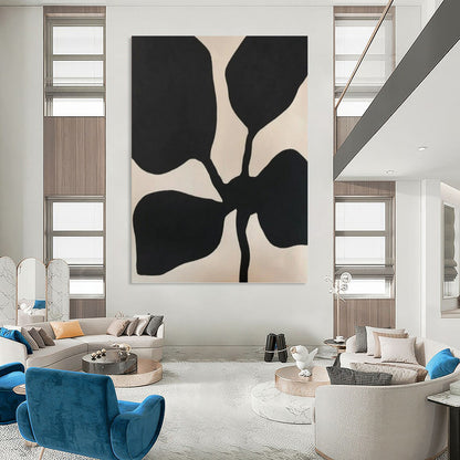 Gorgeous Hand - Rendered Textured Canvas Abstract for Hallway & Bar DKH1077