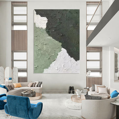 Vivacious Hand - Painted Textured Abstract Painting for Bedroom & Office DKH1326
