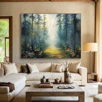 Statement - Making Large Abstract Canvas for Living Room & Office DKH871