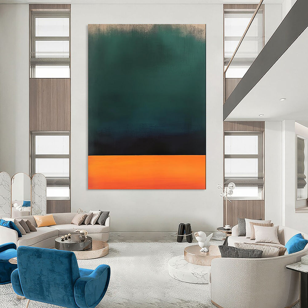 Serene & Subtle Oversized Custom Hand-Painted Abstract Painting for Bedroom & Hallway LargeART1950