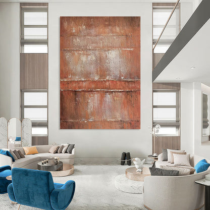 Gigantic-Scale Hand-Painted Abstract Wall Murals for Dining Room & Bar LargeART2303