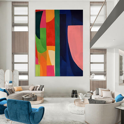 Massive-Sized Hand-Painted Abstract Artwork for Bedroom & Bar LargeART2369