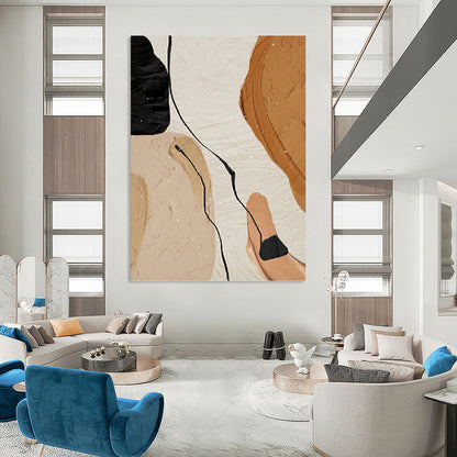 Immense - Reach Hand - Painted Custom Abstract Overture (with Intricate Textures), for Hallway and Entryway DKH1513