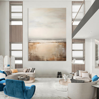 Fire Dance: Grand - Sized Hand - Painted Custom Abstract Gem for Bar and Entryway DTP132