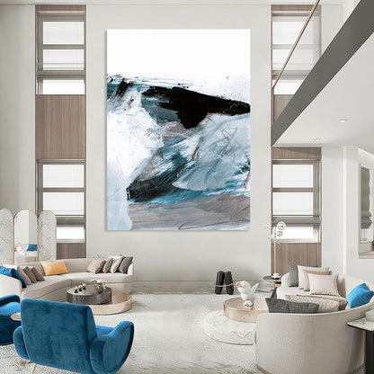 Hand-Painted Large Abstract Creations: Textured Styles for Bar & Hotel DTP220