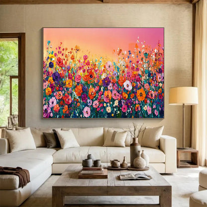 Hand - Crafted Textured Large Abstract Artwork for Versatile Spaces DKH680