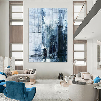 Enormous-Sized Hand-Painted Abstract Installations for Bar & Hotel LargeART2343