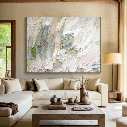 “Infinite Echoes” Giant Abstract Wall Decor for Living Room & Hallway DKH261