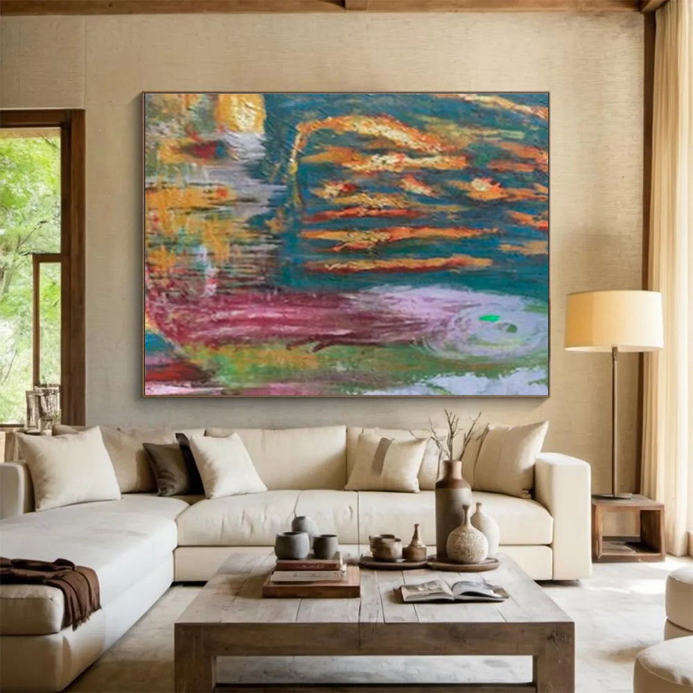 Vast Abstract Mural for Bedroom & Office DKH371