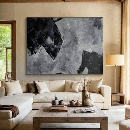 Impressive Monumental Abstract Wall Mural for Bar & Hotel LargeART1732