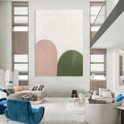 Massive Hand - Painted Textured Abstract for Bedroom & Living Room DKH1175