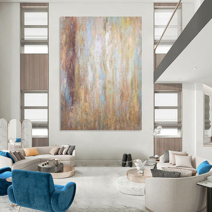 Peaceful Textured Abstract Painting for Bedroom & Dining Room DKH0946