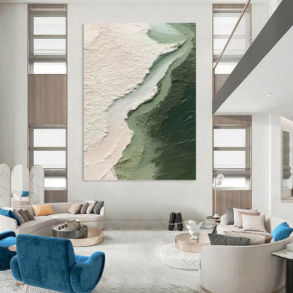 Dynamic Hand - Painted Textured Abstract Painting on Canvas for Bedroom & Office DKH1382
