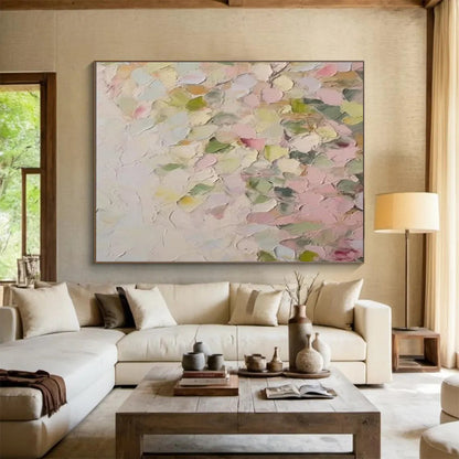 Pastel Textured Abstract - Dreamy Bedroom or Nursery Art DLZ177