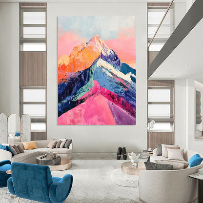 Handmade Big-Scale Abstract Art: Textured Wonders for Bar & Entryway DTP283