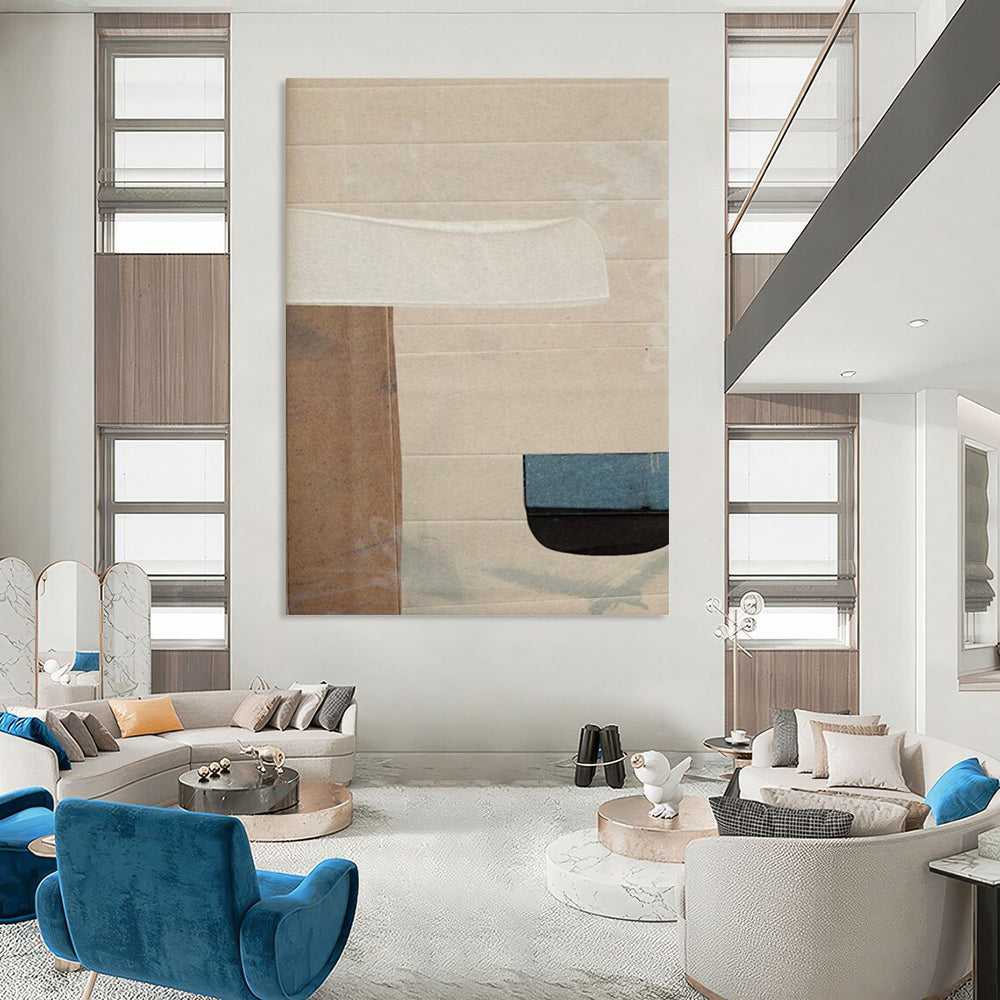 Big Custom Abstract Art: Handmade, Textured & Stylish DTP182