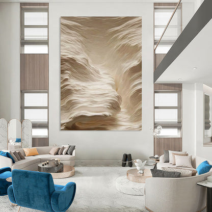 Titanic - Proportioned Hand - Painted Custom Abstract Work for Office and Dining Room DTP023