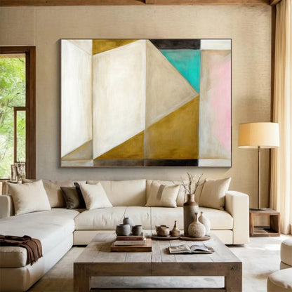 Theatrical Oversized Abstract Canvas for Living Room & Dining Room LargeART1779