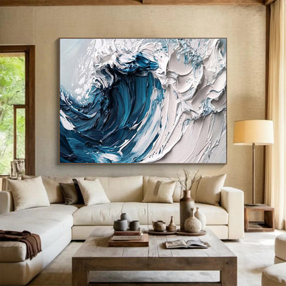 Alluring Large Abstract Painting for Hallway & Entryway DKH873