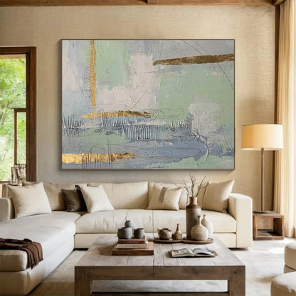 Exquisite Large - Sized Abstract Canvas for Bedroom & Dining Room DKH179