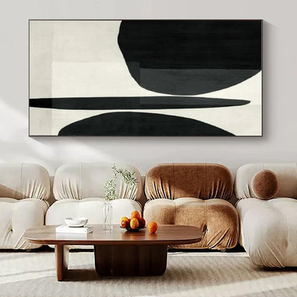 Oversized Custom Hand-Painted Abstract Mural for Bedroom & Hotel Game Rooms LargeART1447