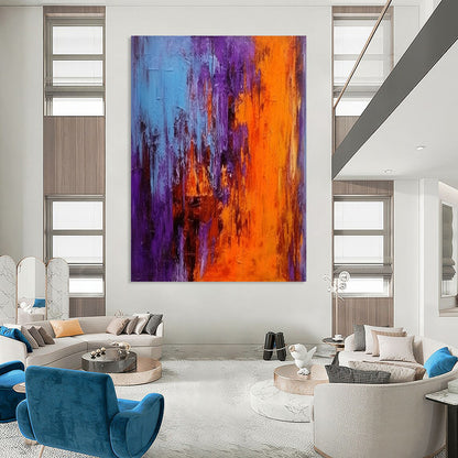 Immense - Extent Hand - Painted Textured Custom Abstract Art for Bedroom and Entryway DTP075