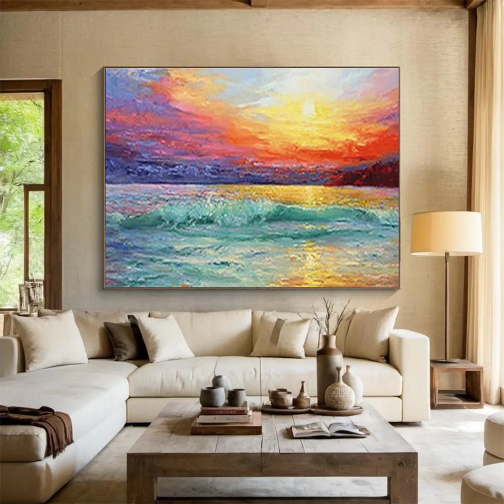 Stylish Large Abstract Artwork for Hallway & Entryway DKH892