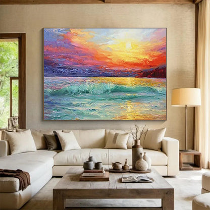 Stylish Large Abstract Artwork for Hallway & Entryway DKH892