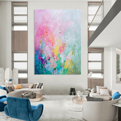Titanic - Proportioned Hand - Painted Custom Abstract Artwork for Living Room and Bar DTP070