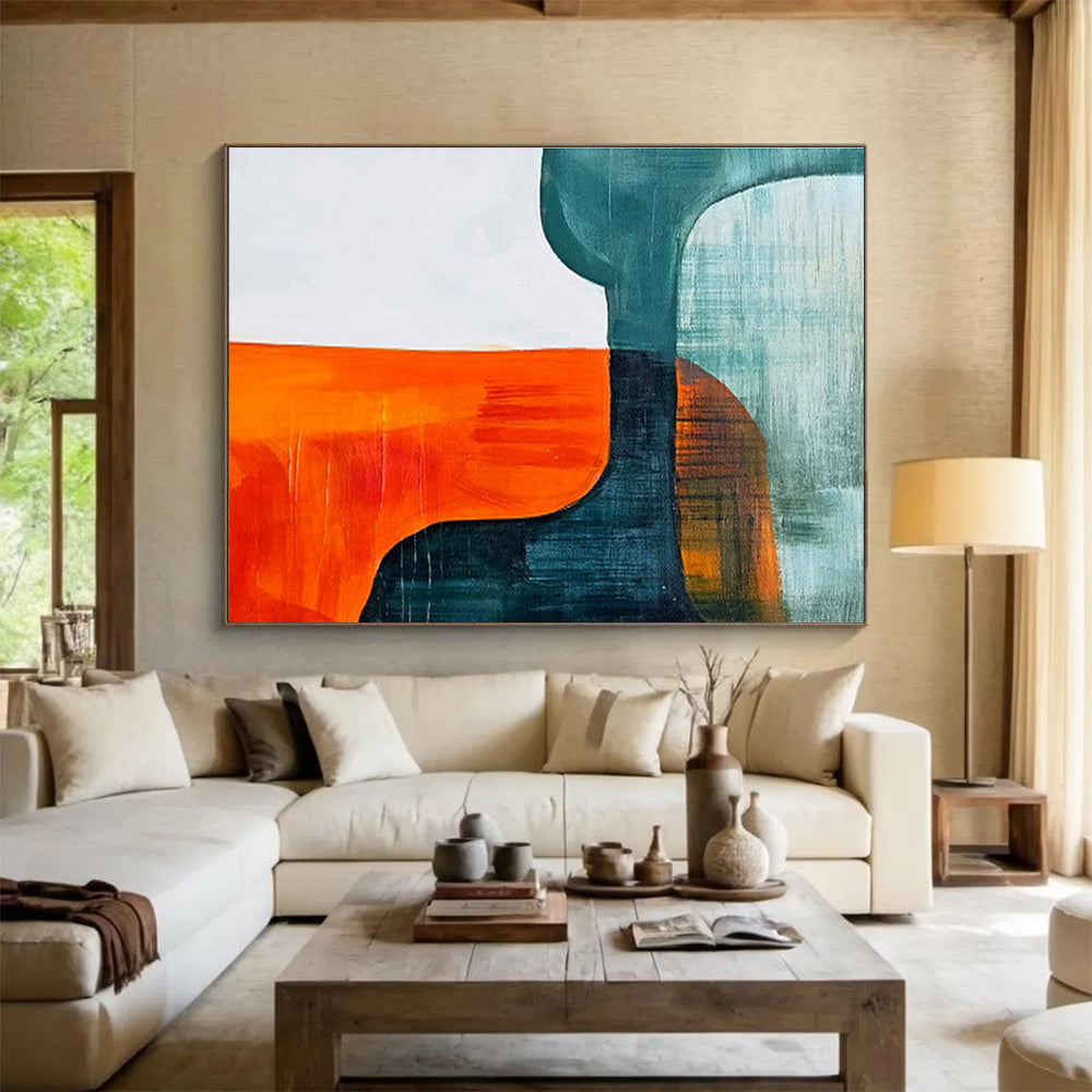 “Abstract Reveries” Oversized Abstract Mural for Hallway & Office DKH265