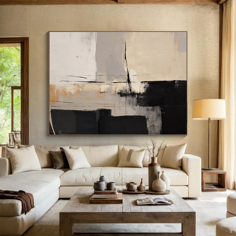 “Graceful Abstraction” Colossal Abstract Wall Art for Bedroom & Hallway DKH241